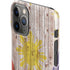 Philippines Flag Dark Wood iPhone 11 Pro Lite Case